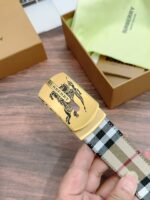 Burberry復刻版男士腰帶3.5cm意大利原廠皮料 五金電鍍精緻休閒款