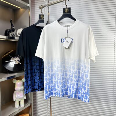 迪奧一比一SS25春夏短袖頂級圖案Logo潮流帥氣簡約百搭款