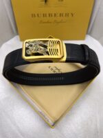 Burberryy 巴宝莉1:1專櫃同步頭層牛皮雙面腰帶