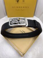 Burberryy 巴宝莉頂級專櫃同步頭層牛皮雙面腰帶