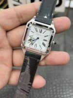 CARTIER一比一山度士石英腕表中號41.9x35.1mm時尚高仿新品