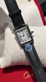 CARTIER高仿TankMust腕表方形小牛皮表帶經典時尚新品