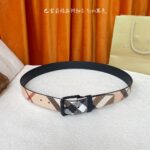 Burberryy 巴宝莉頂級專櫃同步平滑皮革腰帶