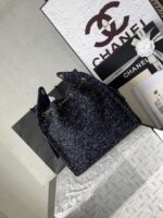Chanel香奈兒高仿25C早春多口袋Hobo包 粗花呢質感 復古優雅百搭