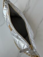 CHANEL高仿AS5498銀色羊皮包 經典華麗大容量新品