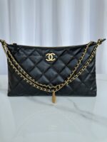 CHANEL高仿AS5498黑色羊皮包 經典華麗大容量新品