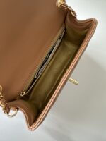 CHANEL高仿AS1787深杏色小羊皮包 經典華麗精緻新品