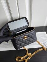 CHANEL高仿愛心調節扣口紅盒子包 化妝包 可愛精緻新品