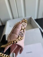 CHANEL高仿AS99164珐瑯手柄小廢包 雙C特殊粗鏈條 春夏百搭新品
