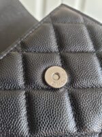 CHANEL高仿AS99164黑色珐瑯手柄小廢包 雙C特殊粗鏈條 春夏百搭新品