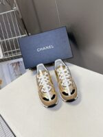 CHANEL 香奈兒 25A 最新款休閒運動鞋 小牛皮拼接 輕盈軟糯明星同款