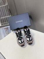 CHANEL 香奈兒 25A 最新款休閒運動鞋 小牛皮拼接 明星博主推薦