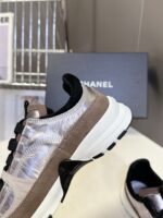 CHANEL 香奈兒 25A 最新款休閒運動鞋 小牛皮拼接 明星博主推薦