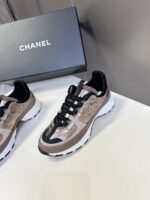 CHANEL 香奈兒 25A 最新款休閒運動鞋 小牛皮拼接 明星博主強力推薦