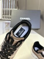 CHANEL 香奈兒 25A 最新款休閒運動鞋 小牛皮拼接 明星博主強力推薦