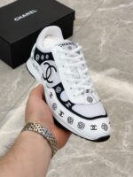香奈兒 CHANEL .25S 銀角大王二代 全新配色工藝 菱格透氣網運動鞋