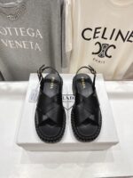 Prada/普拉达 2025SS 夏季复古风沙滩厚底凉鞋 女款