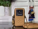 LV 路易威登 A貨 M14063 MUSIC PLAYER WEARABLE WALLET 手袋 牛皮革拼Monogram帆布