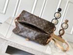 LV 路易威登 頂級原單 SAUMUR 手袋 M40710 小號Monogram帆布 牛皮飾邊
