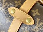 LV 路易威登 頂級原單 SAUMUR 手袋 M40710 小號Monogram帆布 牛皮飾邊