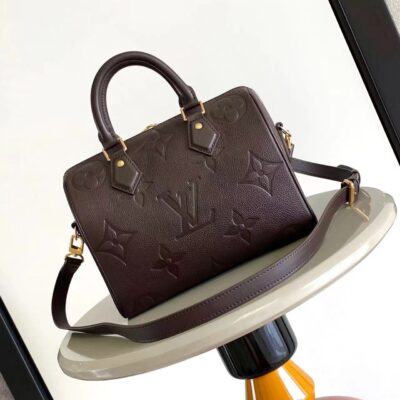 LV復刻版Speedy Bandoulière 25手袋巧克力壓花經典優雅2025新款M58951