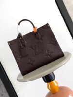 LV一比一Low Key Cabas中號手袋棕色柔軟牛皮優雅百搭2025新品M25342