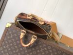 LV頂級原單Keepall Bandoulière 25手袋Monogram拼布帆布旅行肩背包M15428