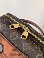 LV頂級原單Rush腰包Monogram拼Damier刺繡多用斜挎肩背 M15271