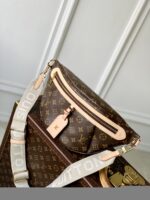 LV復刻版Montsouris高樓布袋Monogram帆布休閒百搭M46784