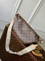 LV復刻版Montsouris高樓布袋Monogram帆布休閒百搭M46784