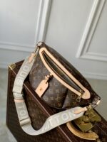 LV復刻版Montsouris高樓布袋Monogram帆布休閒百搭M46784