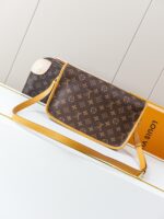 LV頂級原單M42247老花中古斜挎包復古經典百搭