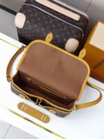 LV頂級原單M42247老花中古斜挎包復古經典百搭