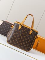 LV 路易威登 頂級原單 M51156 老花小號中古購物袋 多功能便攜設計