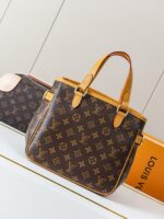 LV 路易威登 頂級原單 M51156 老花小號中古購物袋 多功能便攜設計