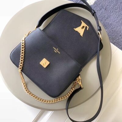 LV A貨M22792 Oxford手袋粒面皮革可拆鏈條多用途百搭小包