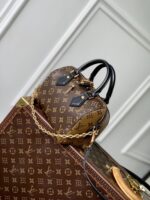LV精品仿製M13146 Speedy Trunk 新款Monogram老花鏈條斜背手提包