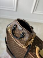 LV精品仿製M13146 Speedy Trunk 新款Monogram老花鏈條斜背手提包