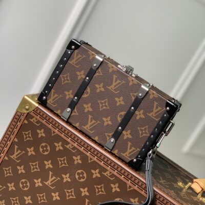 LV高仿M20250老花Wallet Trunk小硬箱 Virgil Abloh設計箱子包