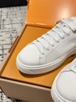 LV一比一村上隆25聯名Time Out櫻花系列女小白鞋 Monogram運動款
