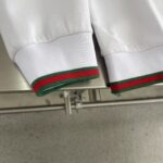 Gucci高仿織帶刺繡衛衣套裝 白色舒適棉料 時尚都市雅痞