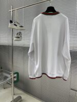 Gucci高仿織帶刺繡衛衣套裝 白色舒適棉料 時尚都市雅痞
