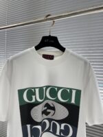 Gucci一比一字母印花短袖T恤 280克全棉 男女同款舒適親膚