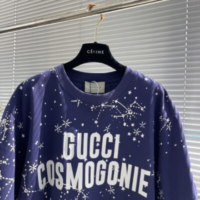 GUCCI 原單2025新款圓領短袖T恤 休閒百搭 義式高端品味