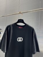 GUCCI 一比一2025新款圓領短袖T恤 休閒百搭 義式高端時尚