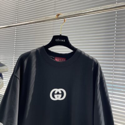 GUCCI 一比一2025新款圓領短袖T恤 休閒百搭 義式高端時尚