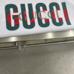 GUCCI A貨25SS春夏新款白色圓領短袖 高端訂制 品牌logo工藝