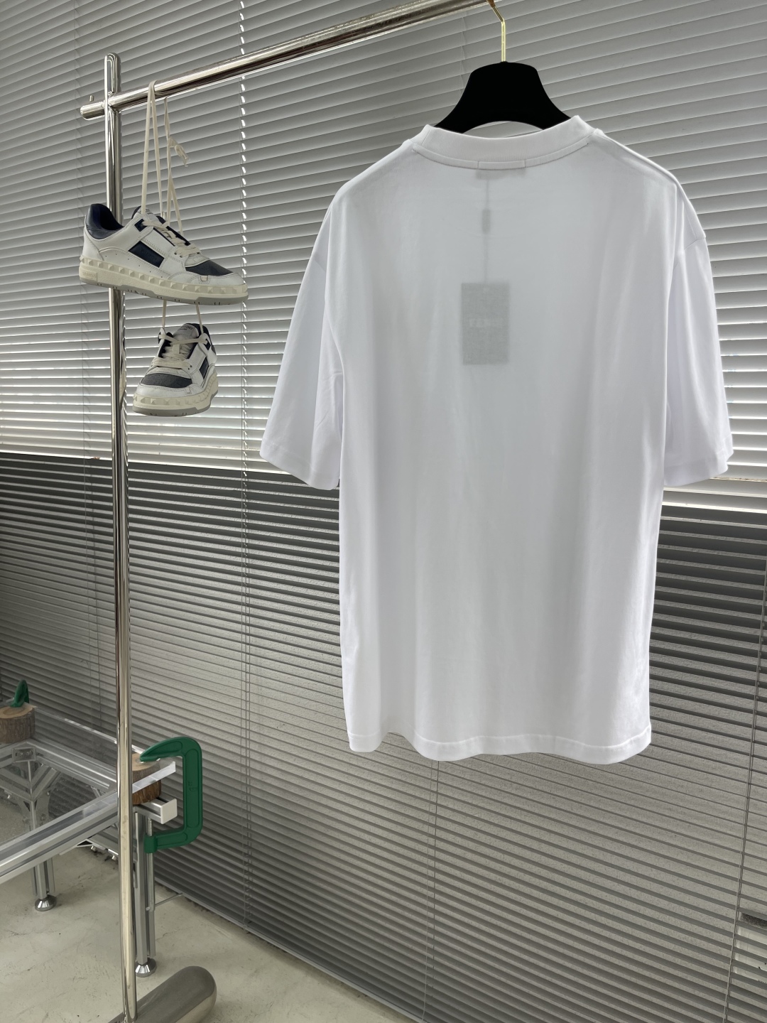 GUCCI 高仿25SS春夏新款白色圓領短袖 高端訂制 品牌logo重工藝