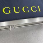 Gucci 藍色印花標識短袖T恤｜280克純棉｜男女同款｜一比一精品高仿