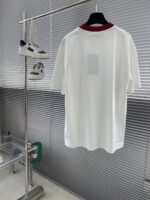 Gucci 微章標識短袖T恤｜撞色領口Firenze 1921印花｜男女同款一比一高仿精品